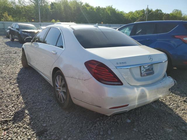 WDDUG8CB6EA017112 - 2014 MERCEDES-BENZ S 550 WHITE photo 2