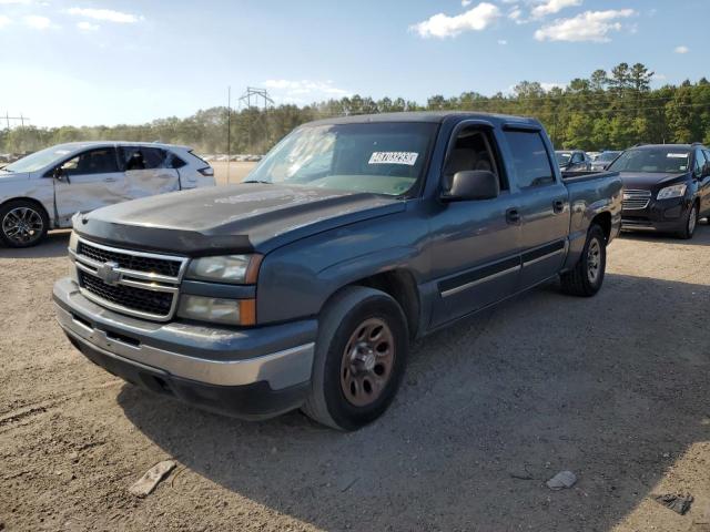 2GCEC13V671139476 - 2007 CHEVROLET SILVERADO C1500 CLASSIC CREW CAB BLUE photo 1