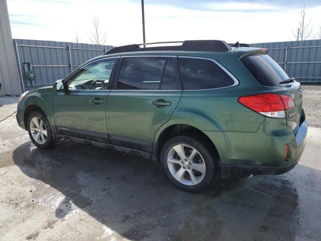 4S4BRGMC4E3210341 - 2014 SUBARU OUTBACK 2.5I LIMITED GREEN photo 2