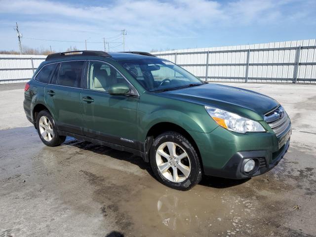 4S4BRGMC4E3210341 - 2014 SUBARU OUTBACK 2.5I LIMITED GREEN photo 4