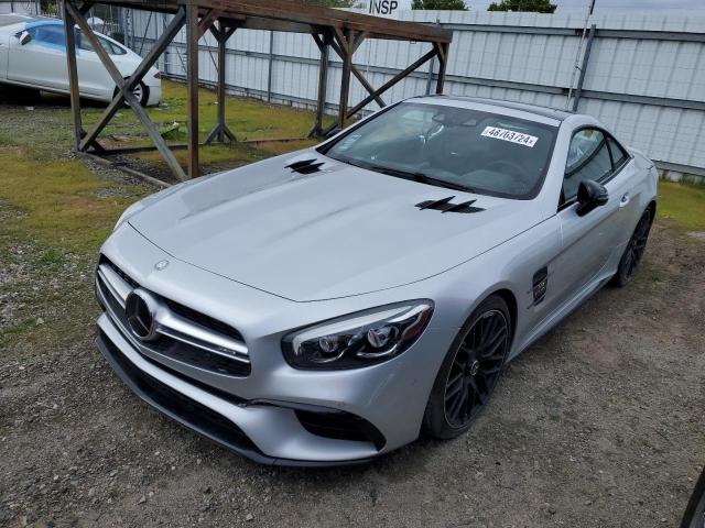 WDDJK7EA7HF047646 - 2017 MERCEDES-BENZ SL 63 AMG SILVER photo 1