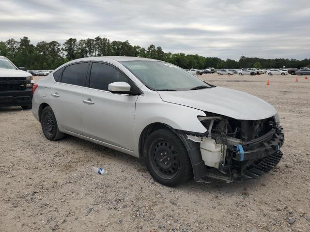 3N1AB7AP0HY391013 - 2017 NISSAN SENTRA S SILVER photo 4