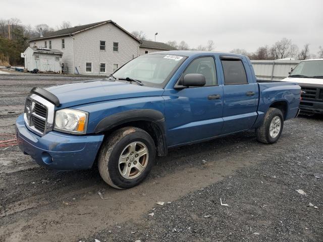 1D7HW48NX6S589134 - 2006 DODGE DAKOTA QUAD SLT BLUE photo 1