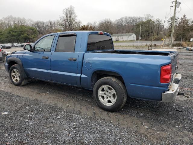 1D7HW48NX6S589134 - 2006 DODGE DAKOTA QUAD SLT BLUE photo 2