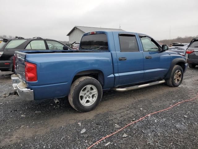 1D7HW48NX6S589134 - 2006 DODGE DAKOTA QUAD SLT BLUE photo 3