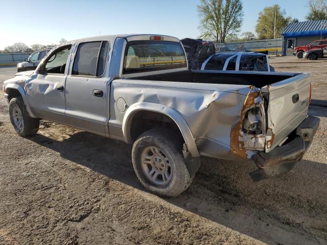 1D7HG38X73S296635 - 2003 DODGE DAKOTA QUAD SPORT SILVER photo 2