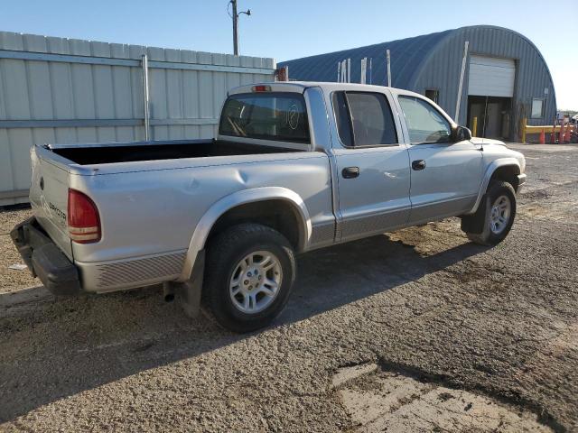 1D7HG38X73S296635 - 2003 DODGE DAKOTA QUAD SPORT SILVER photo 3