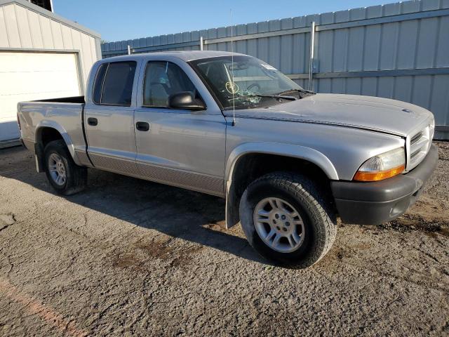 1D7HG38X73S296635 - 2003 DODGE DAKOTA QUAD SPORT SILVER photo 4