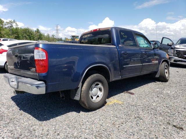 5TBET34154S438641 - 2004 TOYOTA TUNDRA DOUBLE CAB SR5 BLUE photo 3