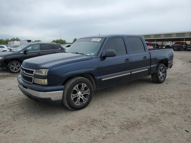 2GCEC13V171128613 - 2007 CHEVROLET SILVERADO C1500 CLASSIC CREW CAB BLUE photo 1