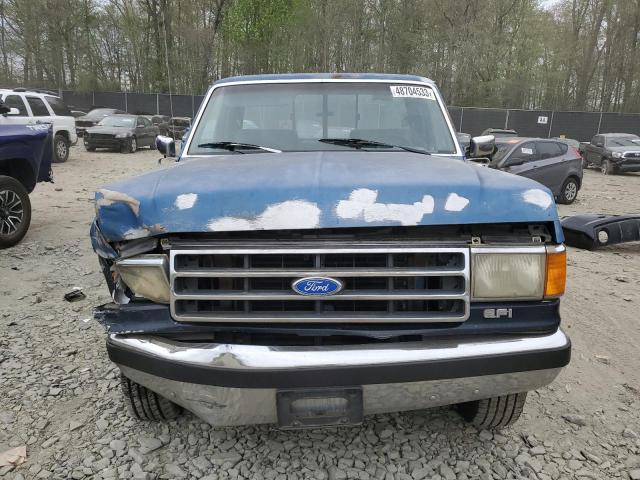 1FTEF25N2LNB22614 - 1990 FORD F250 BLUE photo 5