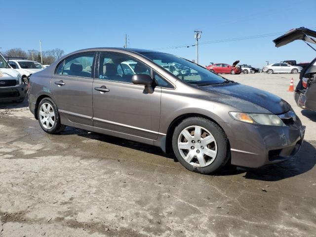 2HGFA1F5XAH559523 - 2010 HONDA CIVIC LX GRAY photo 4