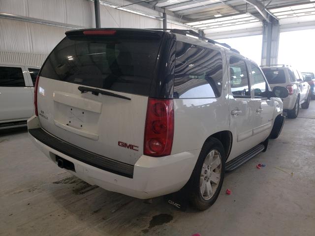 1GKFK13027J134104 - 2007 GMC YUKON WHITE photo 4