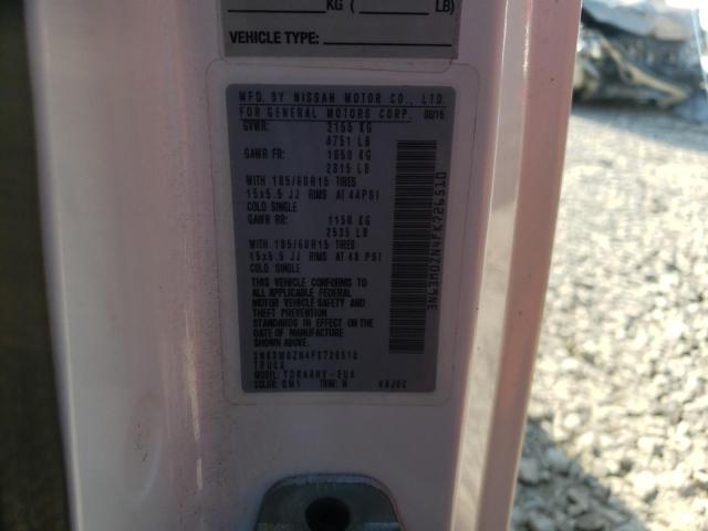 3N63M0ZN4FK726510 - 2015 CHEVROLET CITY EXPRE LT თეთრი ფოტო 13