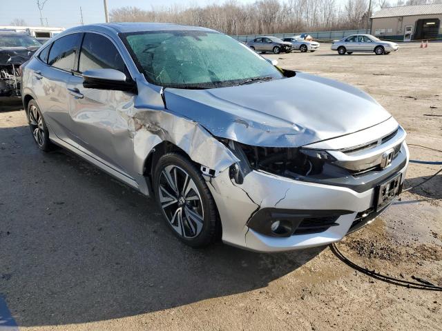 19XFC1F70HE028511 - 2017 HONDA CIVIC EXL SILVER photo 4