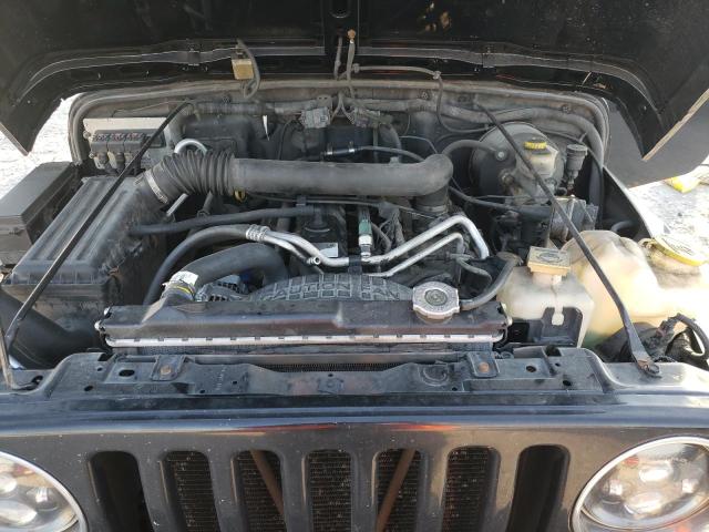 1J4FA39S56P733765 - 2006 JEEP WRANGLER X BLACK photo 11