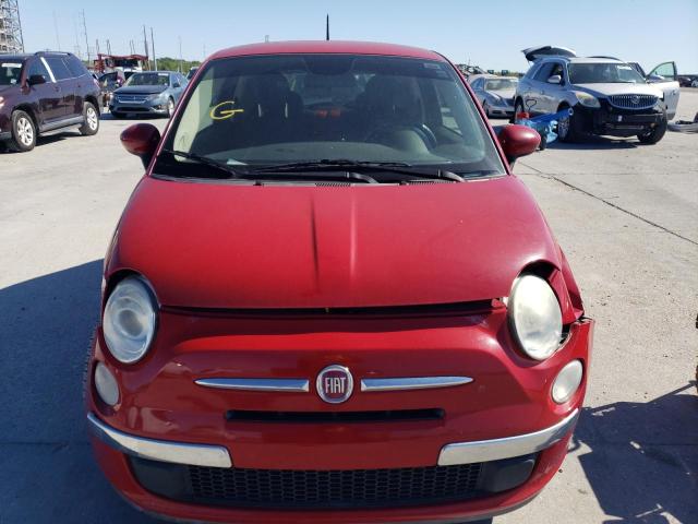 3C3CFFARXET184941 - 2014 FIAT 500 POP RED photo 5