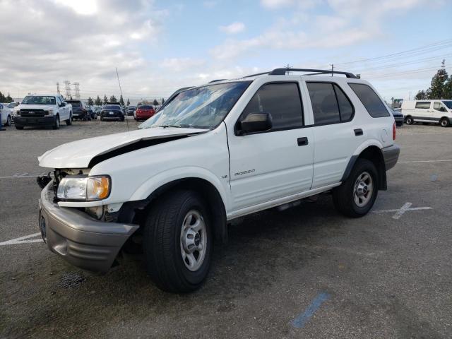 4S2CK58W914300681 - 2001 ISUZU RODEO S WHITE photo 1