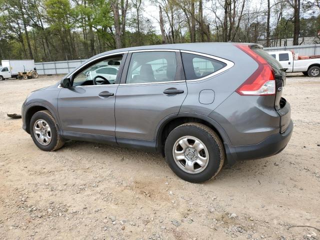 5J6RM3H32EL000299 - 2014 HONDA CR-V LX GRAY photo 2