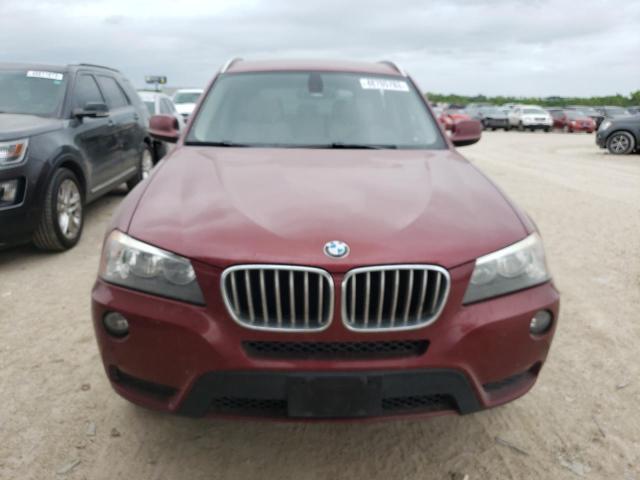 5UXWX5C53CL725281 - 2012 BMW X3 XDRIVE28I BURGUNDY photo 5