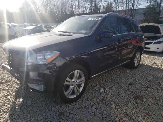 4JGDA5HB7DA137420 - 2013 MERCEDES-BENZ ML 350 4MATIC BLUE photo 1