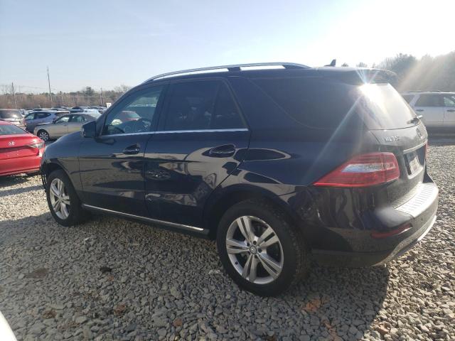 4JGDA5HB7DA137420 - 2013 MERCEDES-BENZ ML 350 4MATIC BLUE photo 2