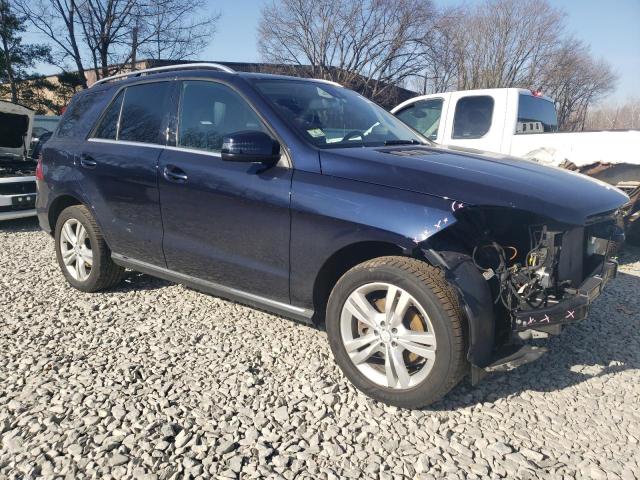 4JGDA5HB7DA137420 - 2013 MERCEDES-BENZ ML 350 4MATIC BLUE photo 4