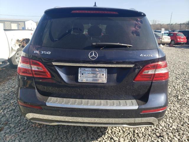 4JGDA5HB7DA137420 - 2013 MERCEDES-BENZ ML 350 4MATIC BLUE photo 6