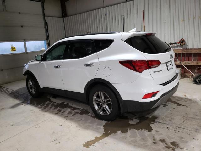 5NMZUDLB3JH076247 - 2018 HYUNDAI SANTA FE S WHITE photo 2