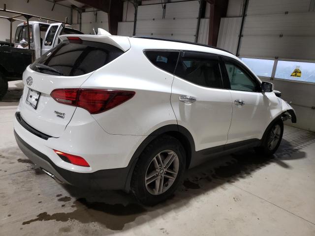 5NMZUDLB3JH076247 - 2018 HYUNDAI SANTA FE S WHITE photo 3