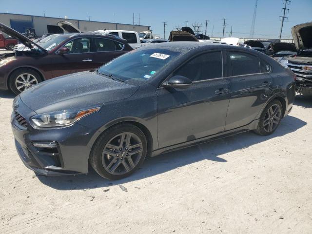 3KPF34AD5ME399110 - 2021 KIA FORTE GT LINE GRAY photo 1