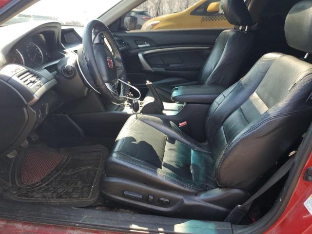 1HGCS11869A003639 - 2009 HONDA ACCORD EXL RED photo 7