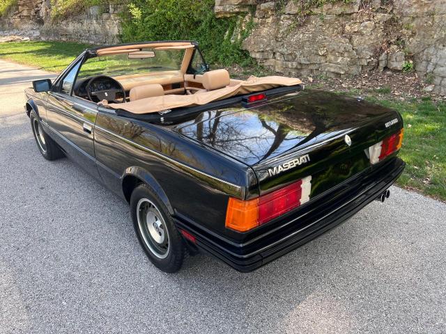 ZAMFL1109HA330940 - 1987 MASERATI SPYDER BLACK photo 3