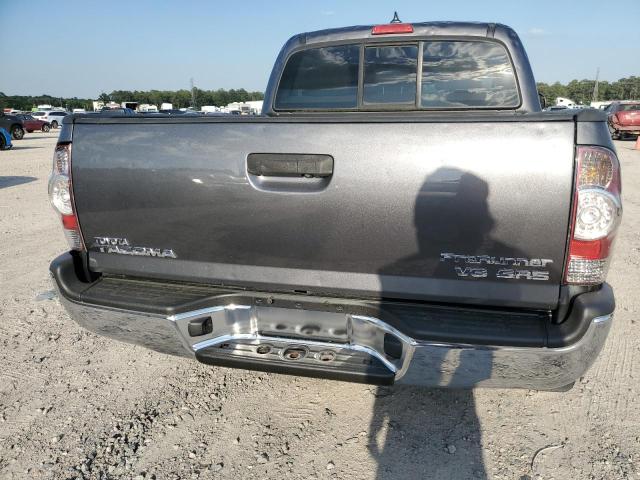 5TFJU4GN9CX022334 - 2012 TOYOTA TACOMA DOUBLE CAB PRERUNNER CHARCOAL photo 6