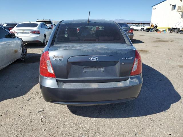 KMHCN46C18U233991 - 2008 HYUNDAI ACCENT GLS BLACK photo 6