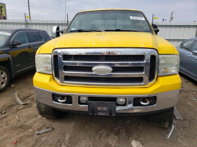 1FTWW31P76EB05863 - 2006 FORD F350 SRW SUPER DUTY YELLOW photo 5