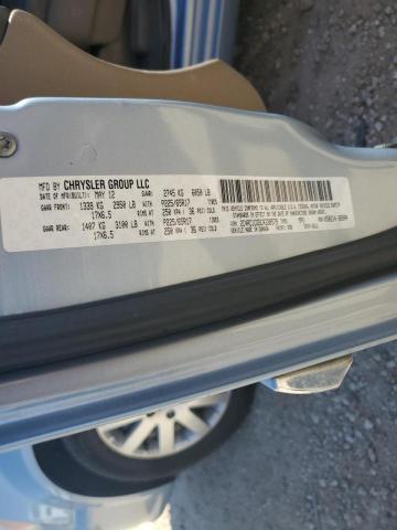 2C4RC1CG5CR338579 - 2012 CHRYSLER TOWN & COU TOURING L BLUE photo 13