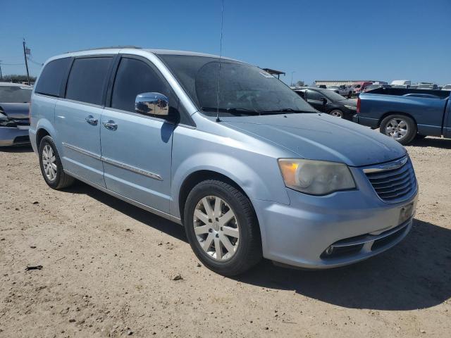 2C4RC1CG5CR338579 - 2012 CHRYSLER TOWN & COU TOURING L BLUE photo 4