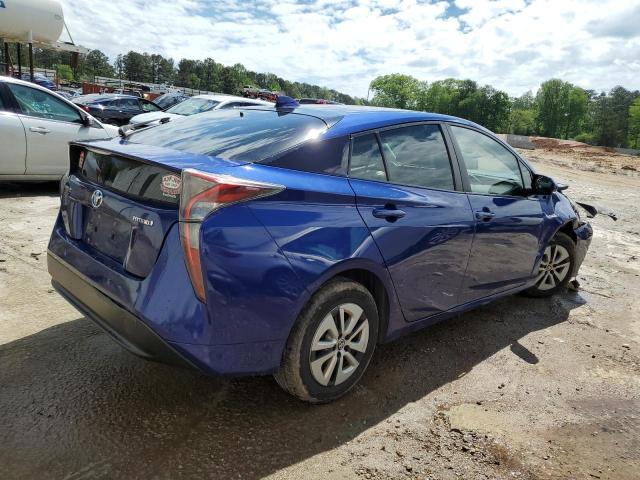 JTDKARFU6H3047046 - 2017 TOYOTA PRIUS BLUE photo 3