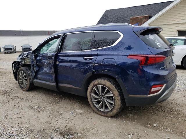 5NMS53AD0LH275286 - 2020 HYUNDAI SANTA FE LIMITED BLUE photo 2