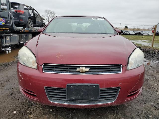 2G1WT57N391101589 - 2009 CHEVROLET IMPALA 1LT RED photo 5