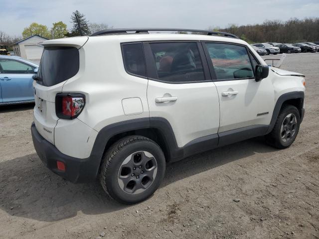 ZACCJBAB1JPG71453 - 2018 JEEP RENEGADE SPORT WHITE photo 3