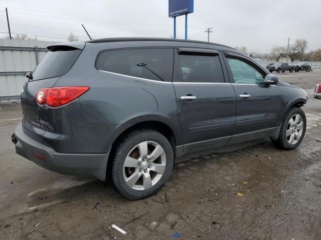 1GNKRGED9CJ298329 - 2012 CHEVROLET TRAVERSE LT GRAY photo 3