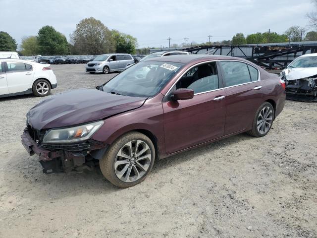 1HGCR2F55DA245427 - 2013 HONDA ACCORD SPORT MAROON photo 1