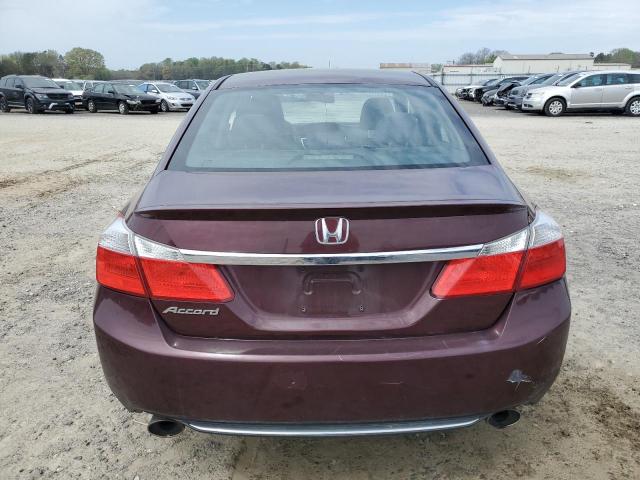 1HGCR2F55DA245427 - 2013 HONDA ACCORD SPORT MAROON photo 6