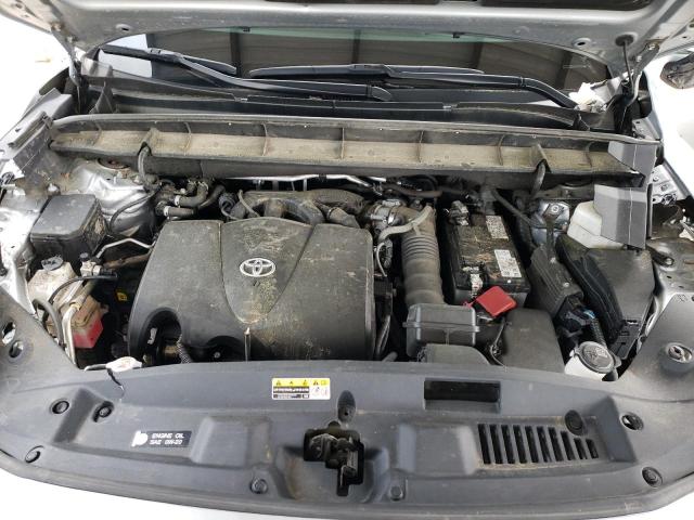5TDGZRAH3MS040640 - 2021 TOYOTA HIGHLANDER XLE 银色 照片 12