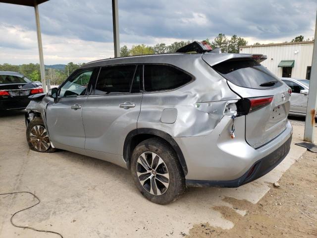 5TDGZRAH3MS040640 - 2021 TOYOTA HIGHLANDER XLE 银色 照片 2