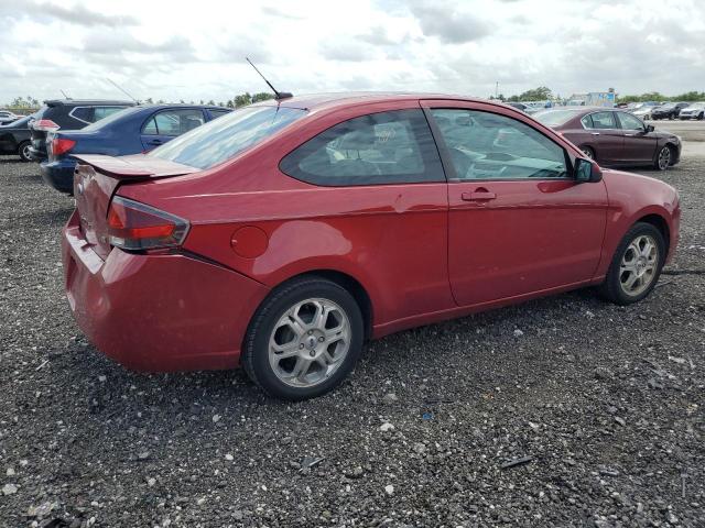 1FAHP3CN3AW133606 - 2010 FORD FOCUS SE BURGUNDY photo 3