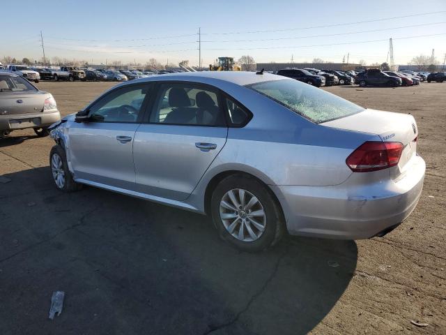 1VWAP7A30DC058502 - 2013 VOLKSWAGEN PASSAT S SILVER photo 2