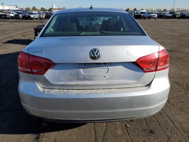 1VWAP7A30DC058502 - 2013 VOLKSWAGEN PASSAT S SILVER photo 6